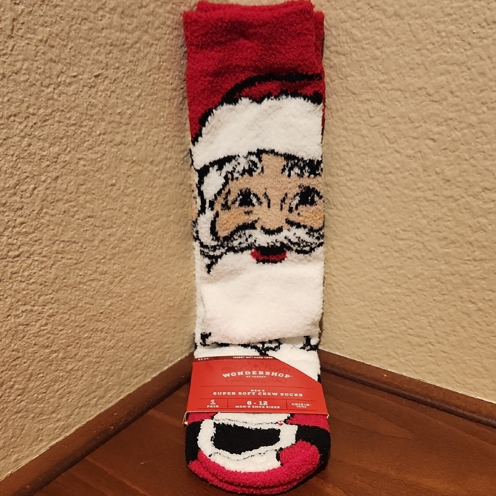 Wondershop Santa Fuzzy Socks